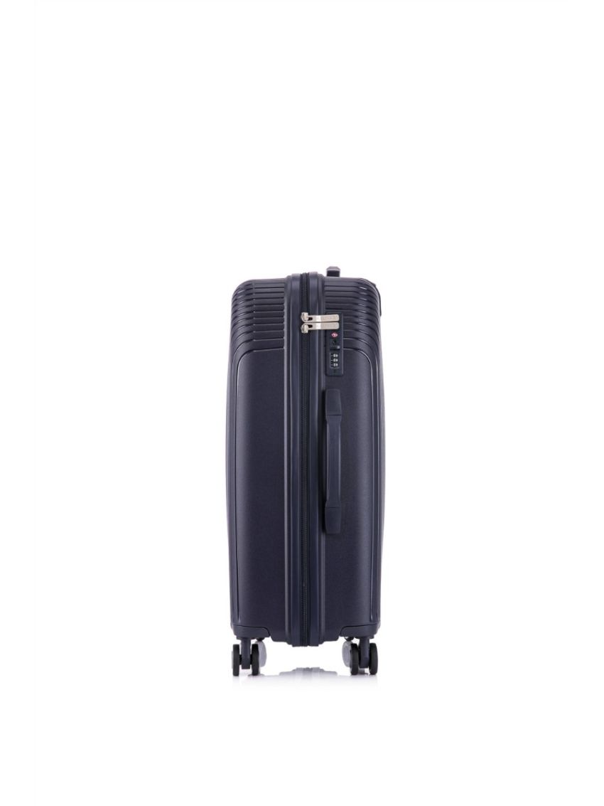 R.Leone Valigia da 1 pezzo Fino a Set 4 Trolley grande, medio, bagaglio a mano 55x40x20 Ryanair e beauty case Lucchetto TSA Polipropilene 8 Ruote Ultra Strong 6060