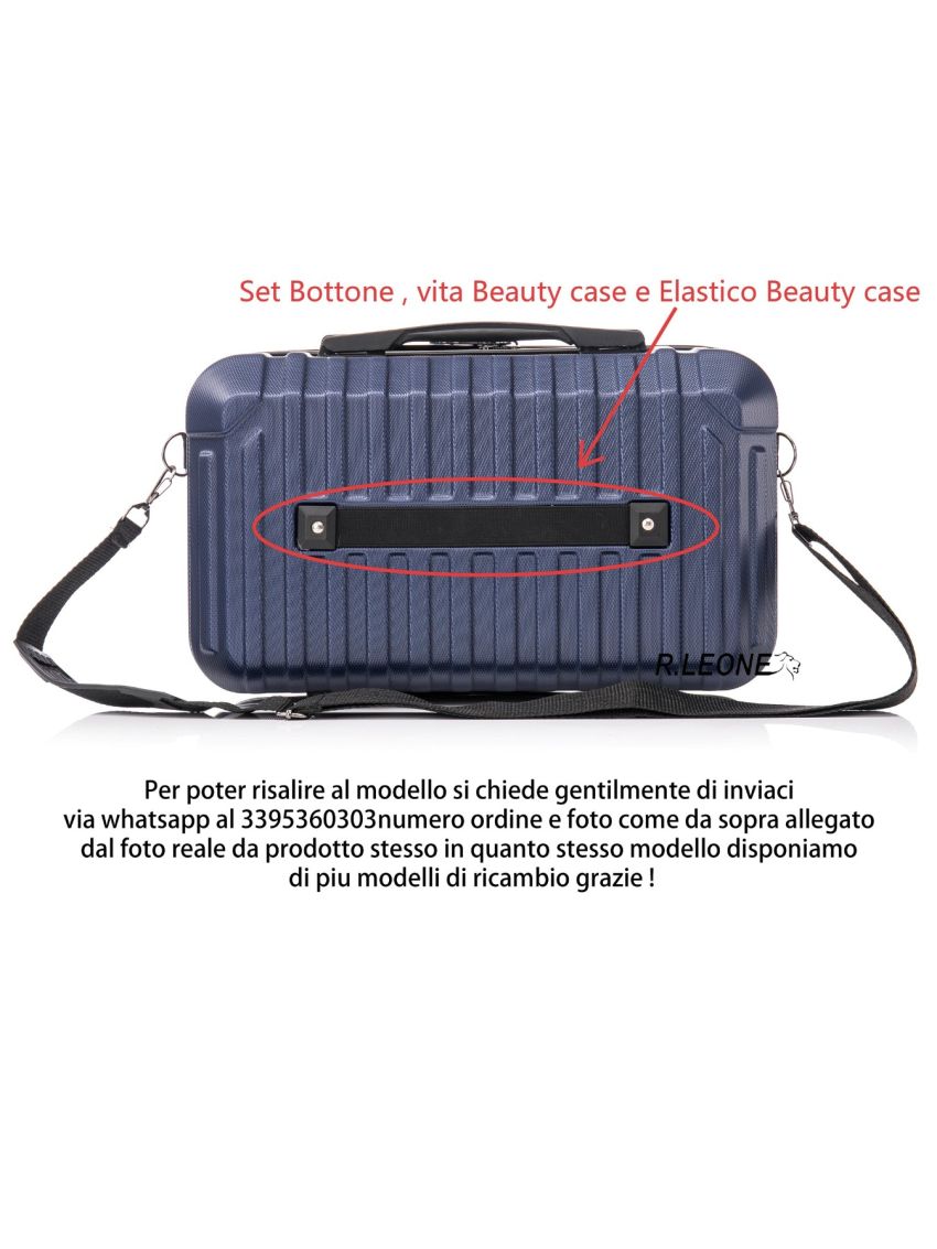Bottone, vita, Elastico Beauty case Accessori ricambio R.Leone