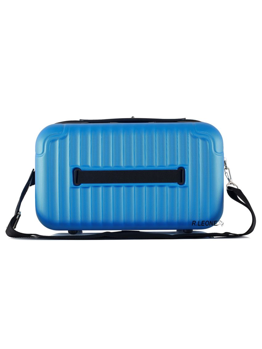 Valigia Ryanair 55x40x20 cm + 40x20x25 cm 1pezzo o Set 2 Pezzi Trolley Bagaglio a mano 4 Ruote e Beauty Case in ABS 999 1