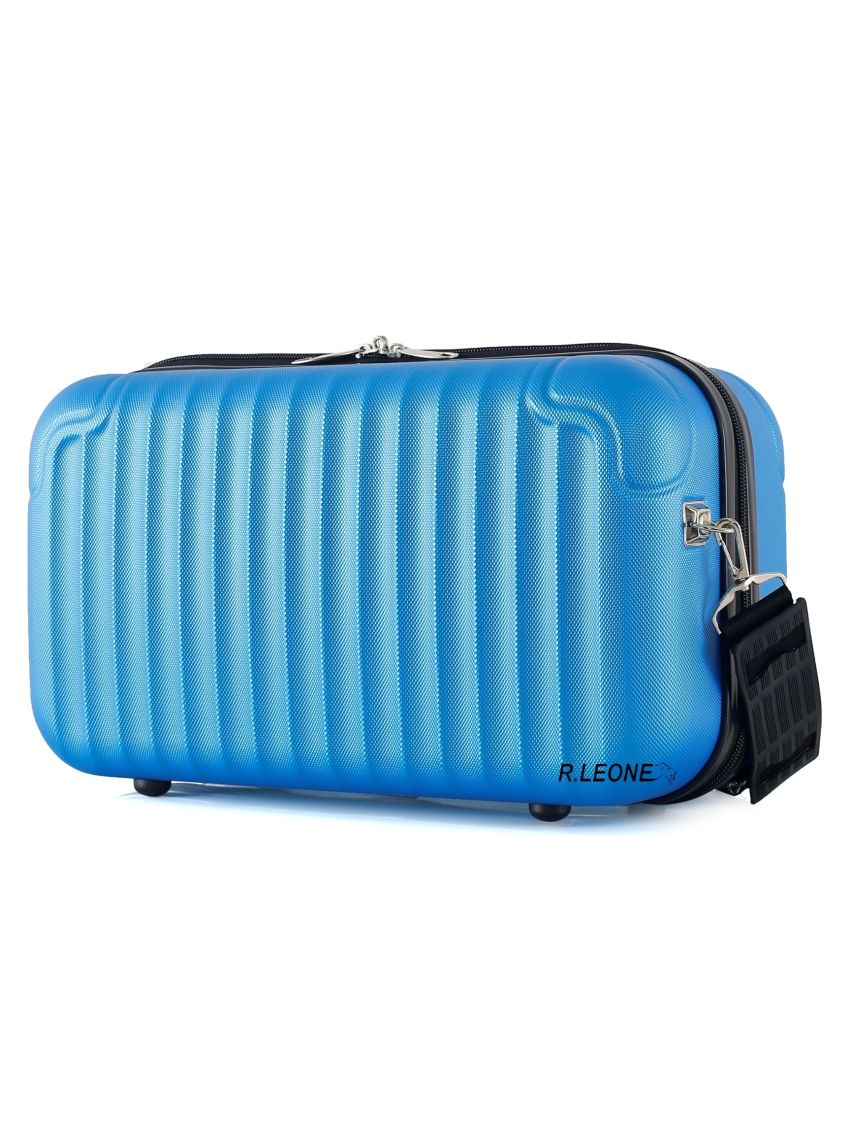 Valigia Ryanair 55x40x20 cm + 40x20x25 cm 1pezzo o Set 2 Pezzi Trolley Bagaglio a mano 4 Ruote e Beauty Case in ABS 999 1