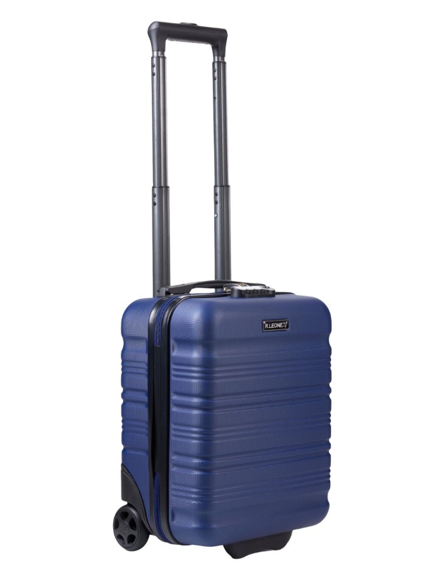 R.Leone Bagaglio a Mano 40x30x20cm Wizzair Vueling 2 Ruota in ABS 915