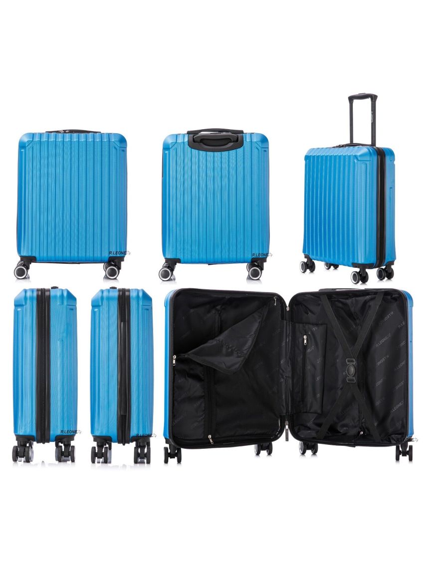 Valigia 55x40x20 o 40x20x25 cm Ryanair Trolley o Beauty Bagaglio a mano ABS 2208