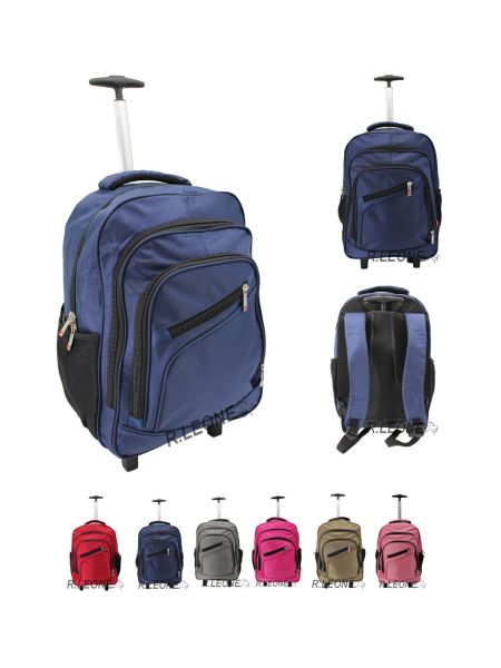 TROLLEY ZAINO CON 2 RUOTE  BAGAGLIO AEREO CON 2 RUOTE VIAGGI LOW COST 8912