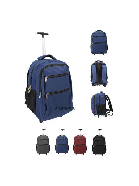 TROLLEY ZAINO CON 2 RUOTE  BAGAGLIO AEREO CON 2 RUOTE VIAGGI LOW COST 333